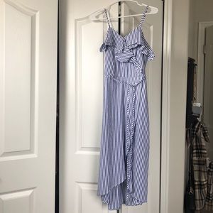A New Day blue & white striped dress
